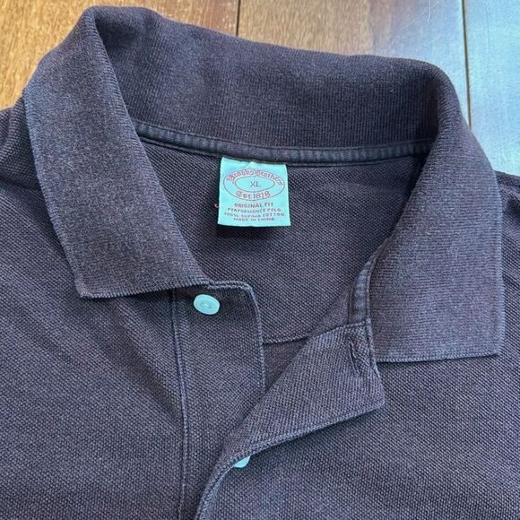 Brooks Brothers Men’s Original Fit Supima Cotton Long Sleeve Polo Shirt Size XL - Picture 2 of 8
